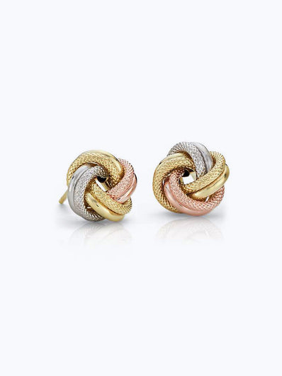Trio Love Knot Earrings