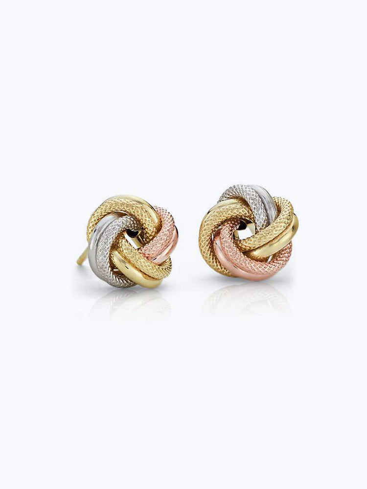Trio Love Knot Earrings