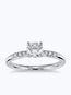 Carat Preset Petite Diamond Engagement Ring