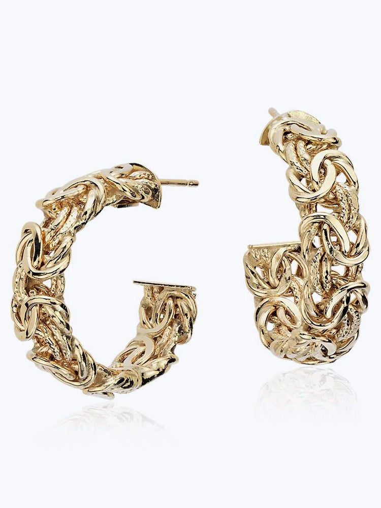 Byzantine Hoop Earrings