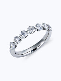 Classic Floating Ruby and Diamond Ring