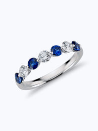 Classic Floating Ruby and Diamond Ring