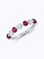 Classic Floating Ruby and Diamond Ring