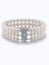 Triple-Strand Freshwater Cultured Pearl Bracelet