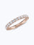 French Pavé Diamond Eternity Ring