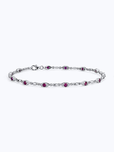 Ruby and Diamond Bracelet