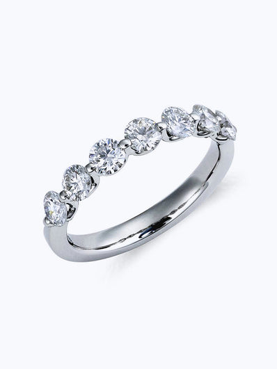 Classic Floating Ruby and Diamond Ring